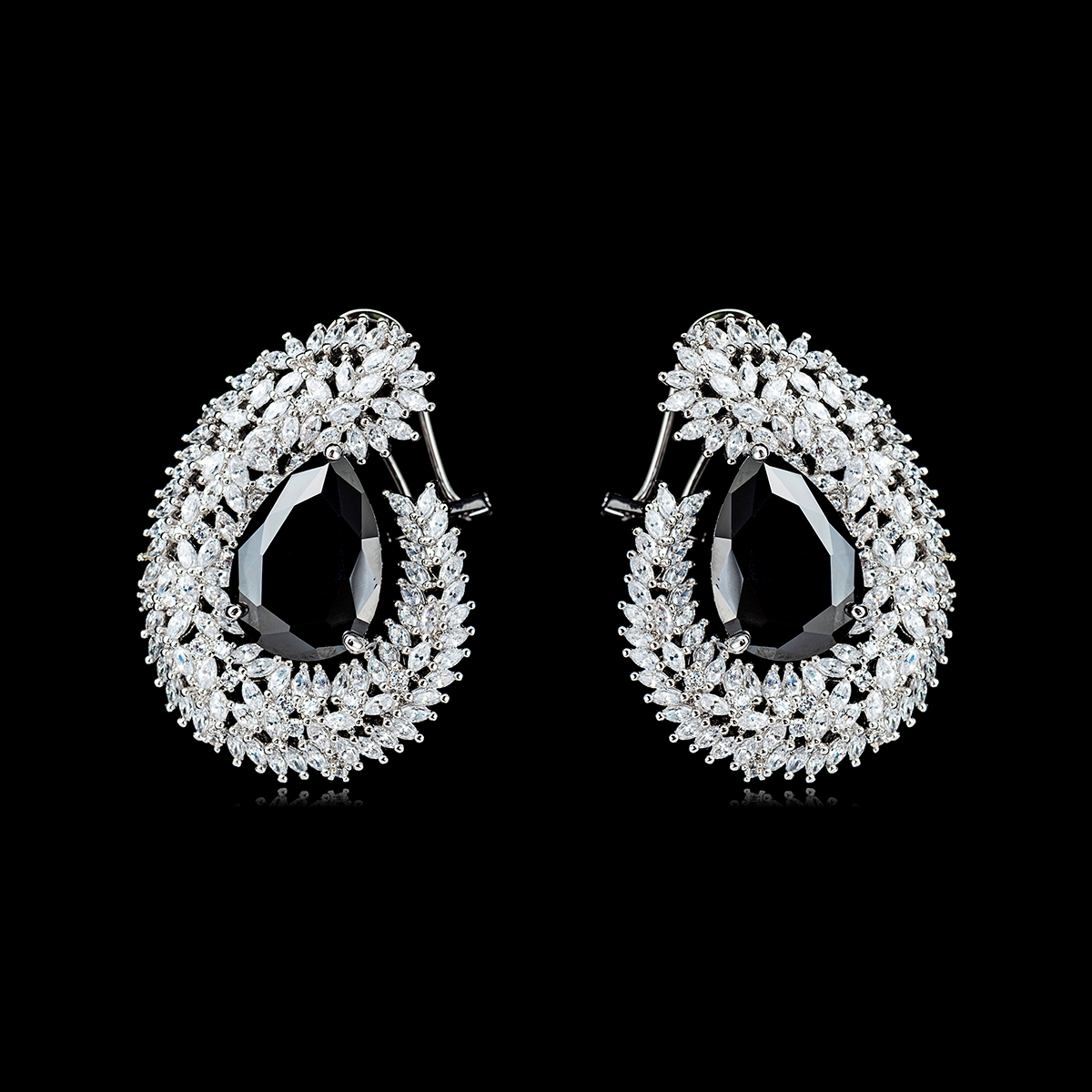 Casual Cubic Zirconia Stud Earrings 1PN053966E